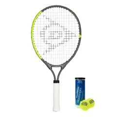 Dunlop SX Junior 21" Tennis Racket + Cover & 3 Balls