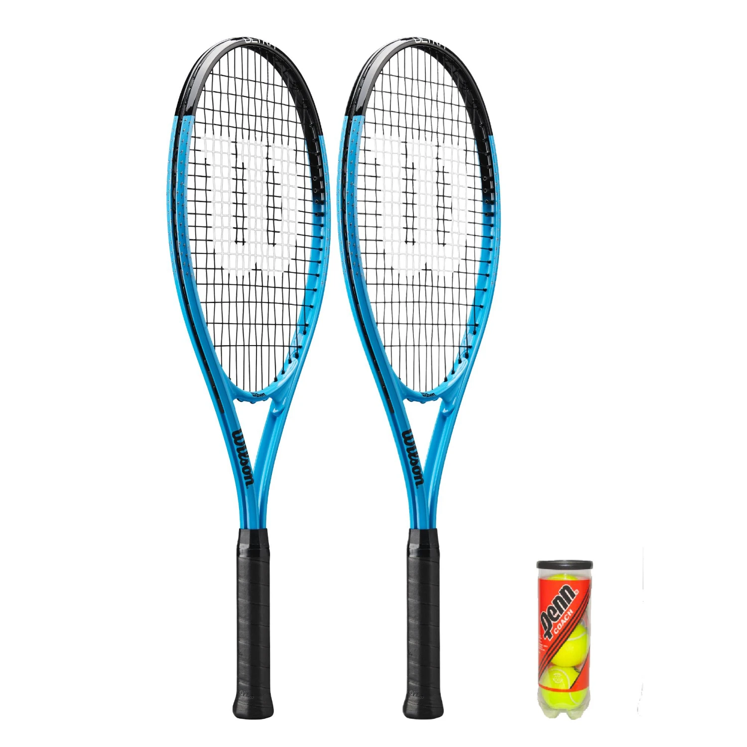 Wilson Ultra Power XL Tennis Racket Twin Set & 3 Tennis Balls 4 Wilson Ultra Power XL Tennis Racket Twin Set & 3 Tennis Balls - Image 2