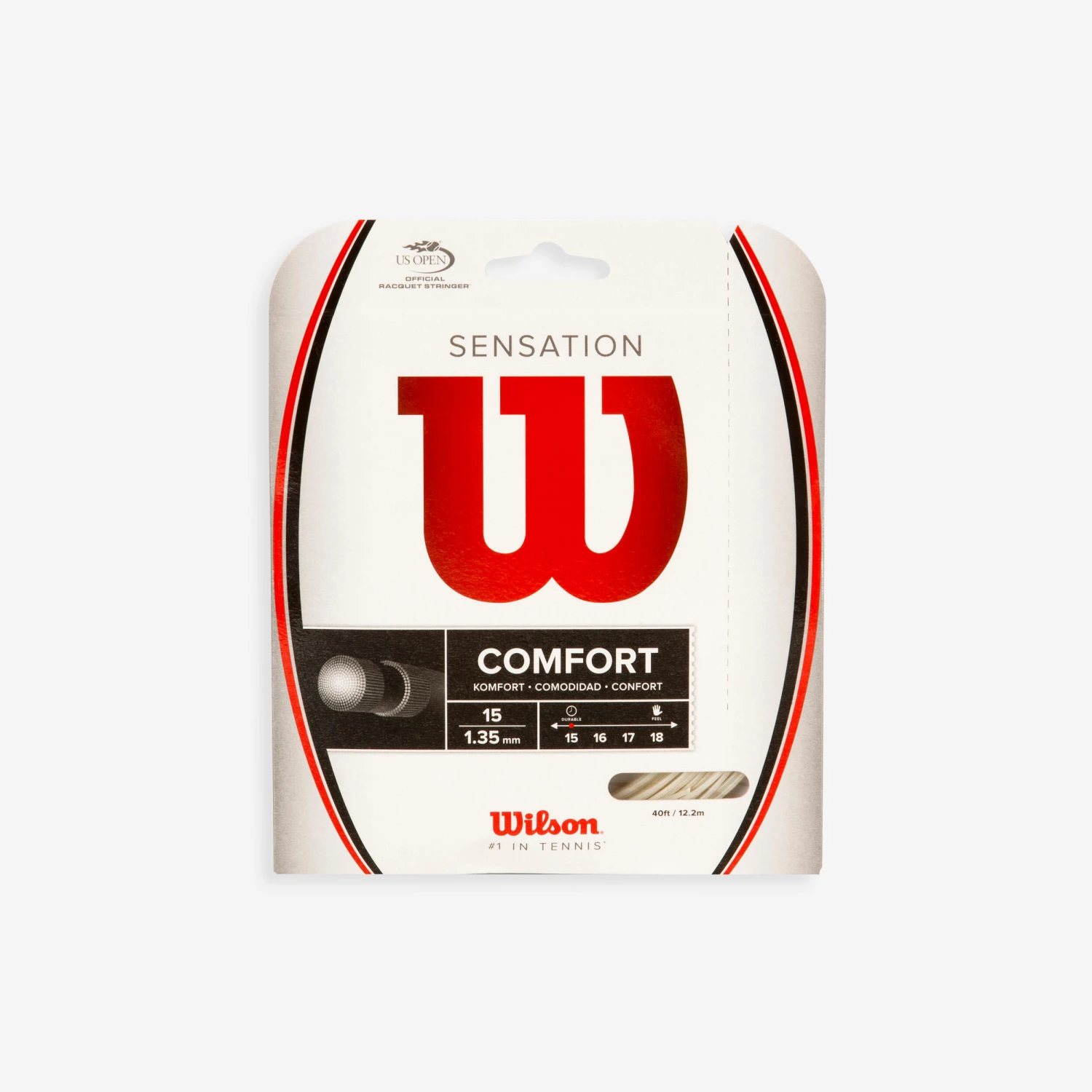 Wilson Sensation 1.35 Mm Tennis String 3 Wilson Sensation 1.35 Mm Tennis String