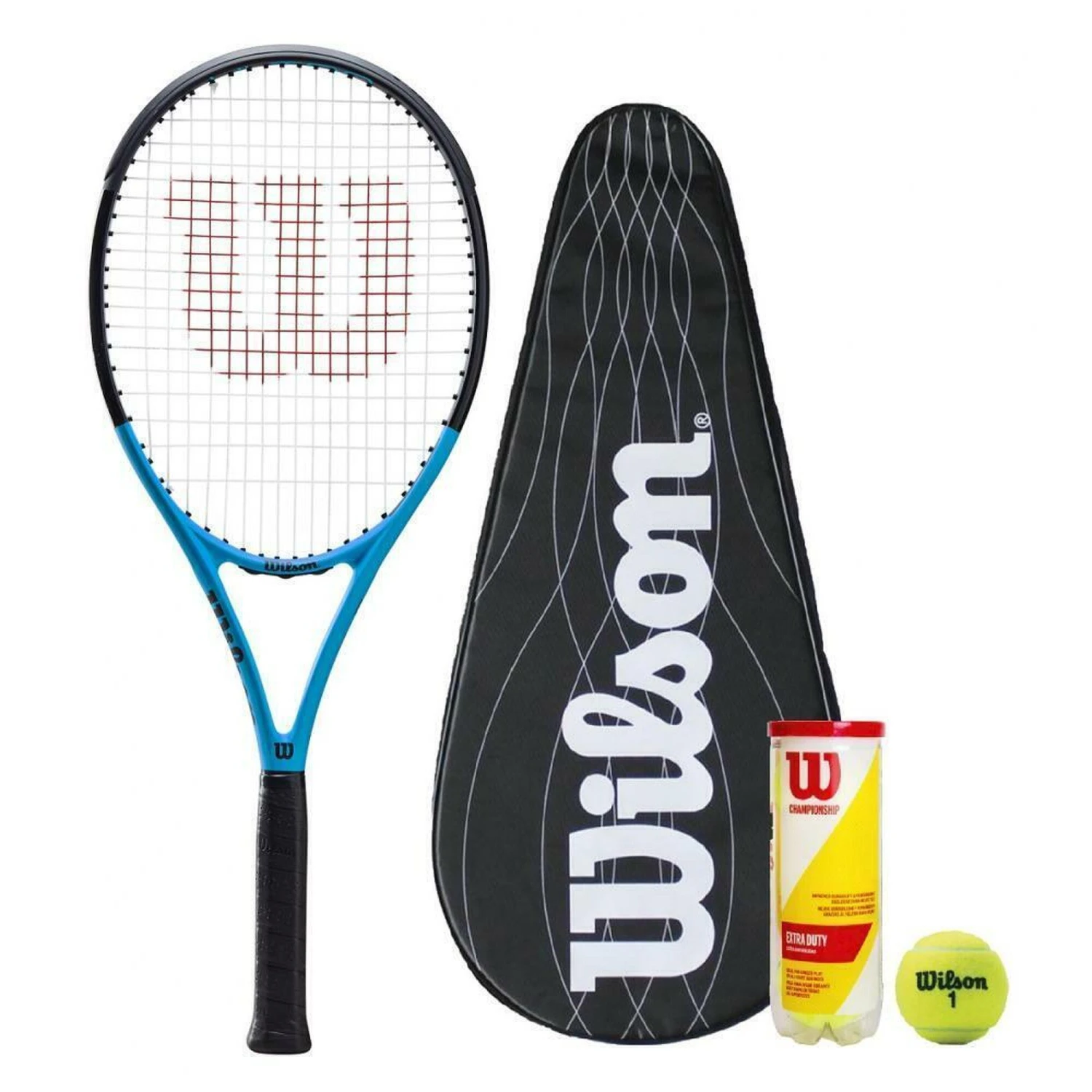 Wilson Ultra Tour XP 103 Tennis Racket + Cover And 3 Tennis Balls 3 Wilson Ultra Tour XP 103 Tennis Racket + Cover And 3 Tennis Balls