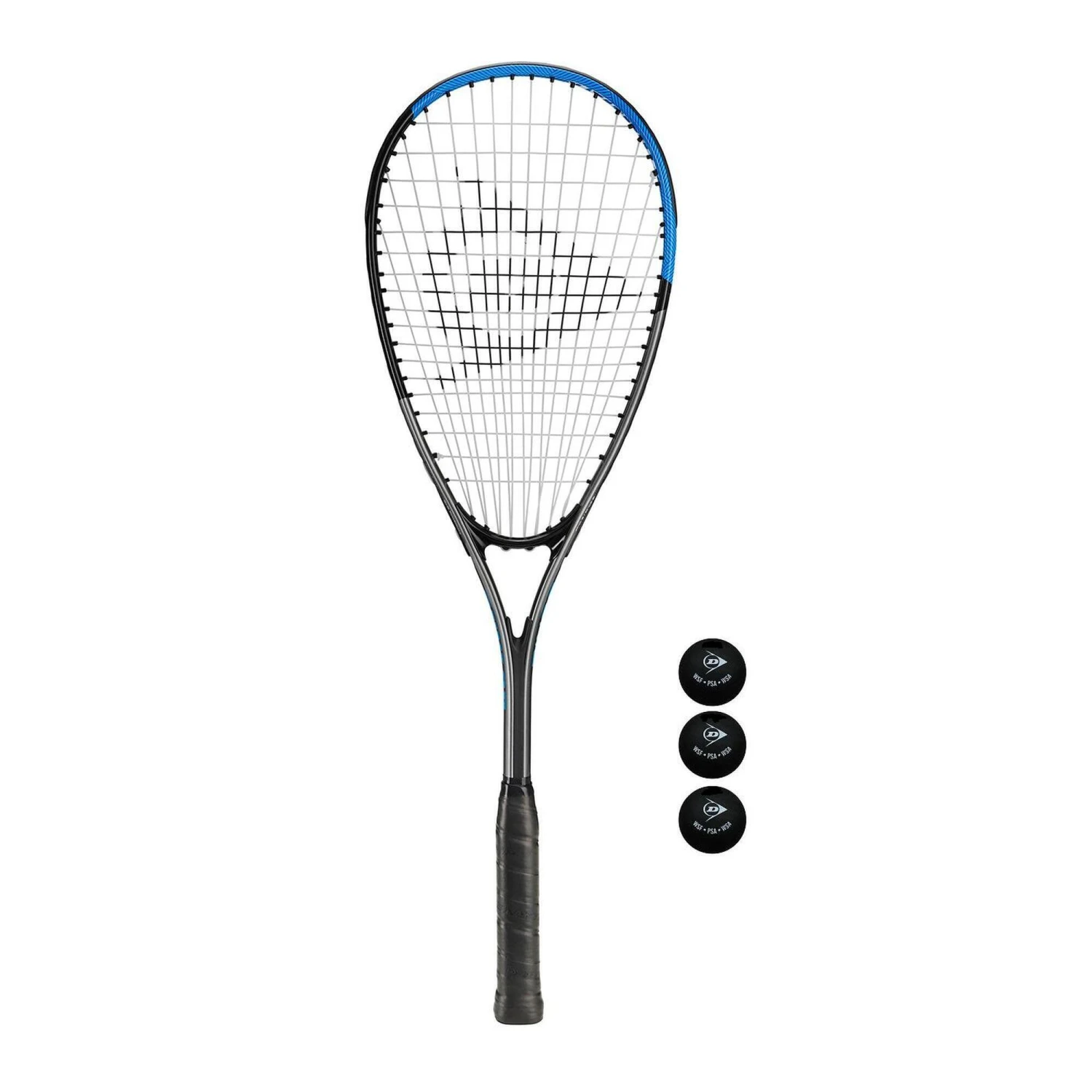 Dunlop Sonic Lite Ti Squash Racket + 3 Balls 3 Dunlop Sonic Lite Ti Squash Racket + 3 Balls