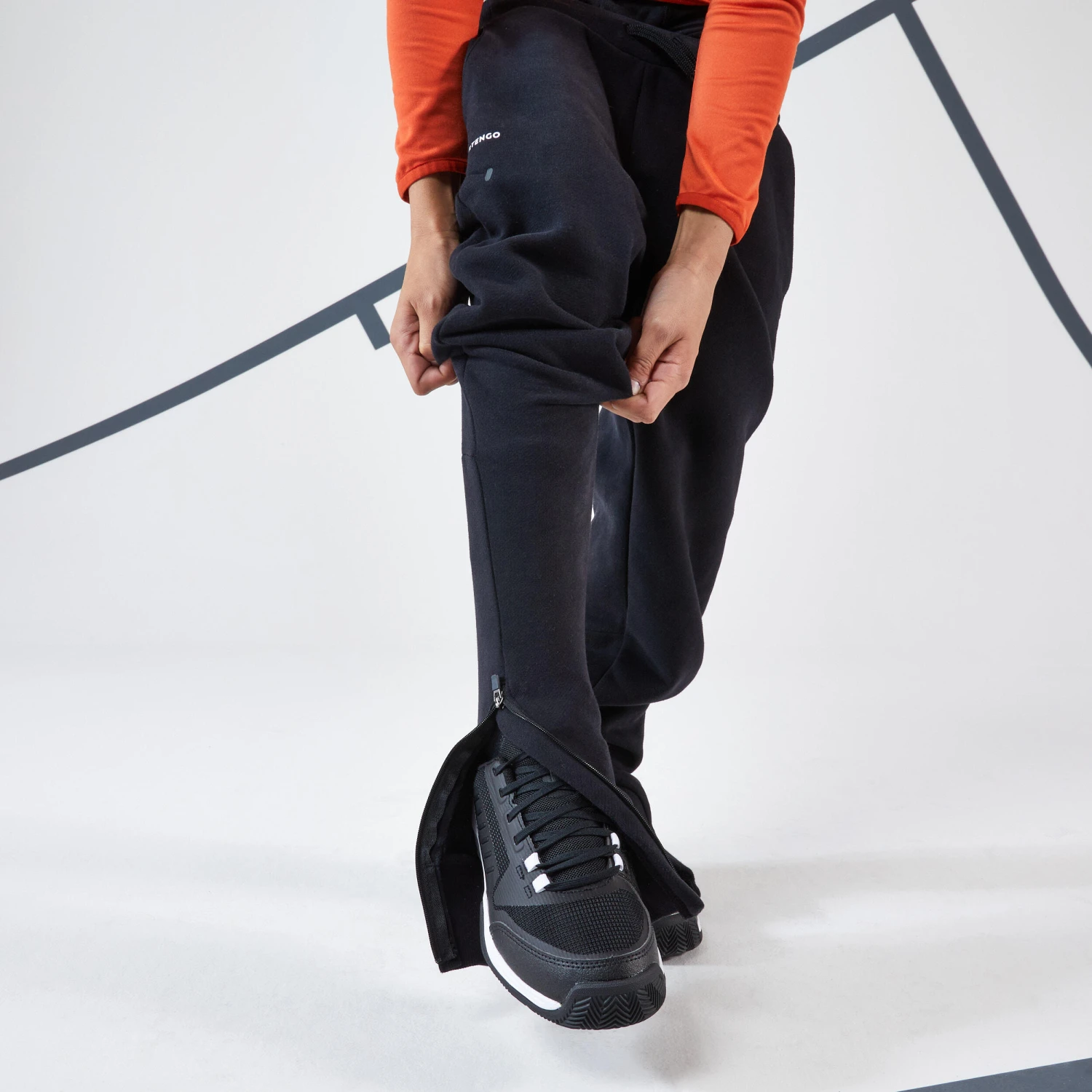 Artengo Kids' Thermal Tennis Bottoms TH500 6 Artengo Kids' Thermal Tennis Bottoms TH500 - Image 4