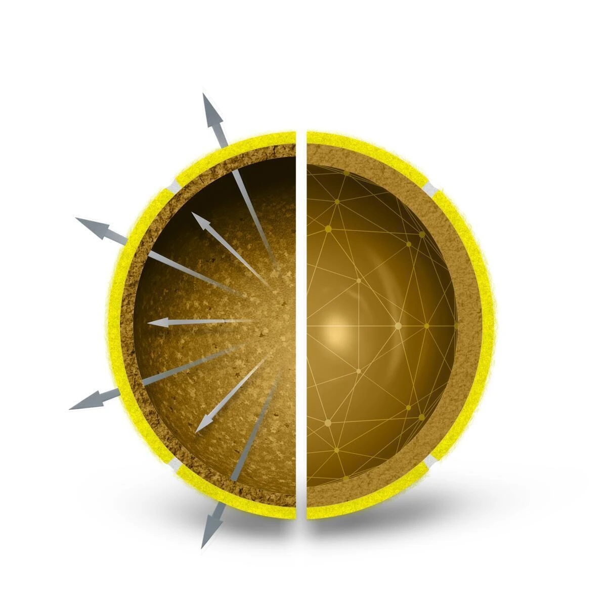 Wilson Triniti Tennis Balls (Pack Of 4) (Green) 4 Wilson Triniti Tennis Balls (Pack Of 4) (Green) - Image 2