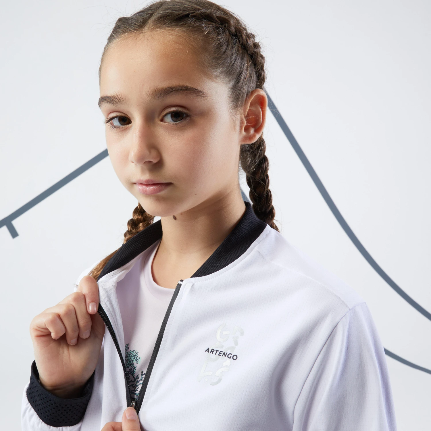 Artengo Boys' Stretchy Lightweight Tennis Jacket Ergols 7 Artengo Boys' Stretchy Lightweight Tennis Jacket Ergols - Image 5