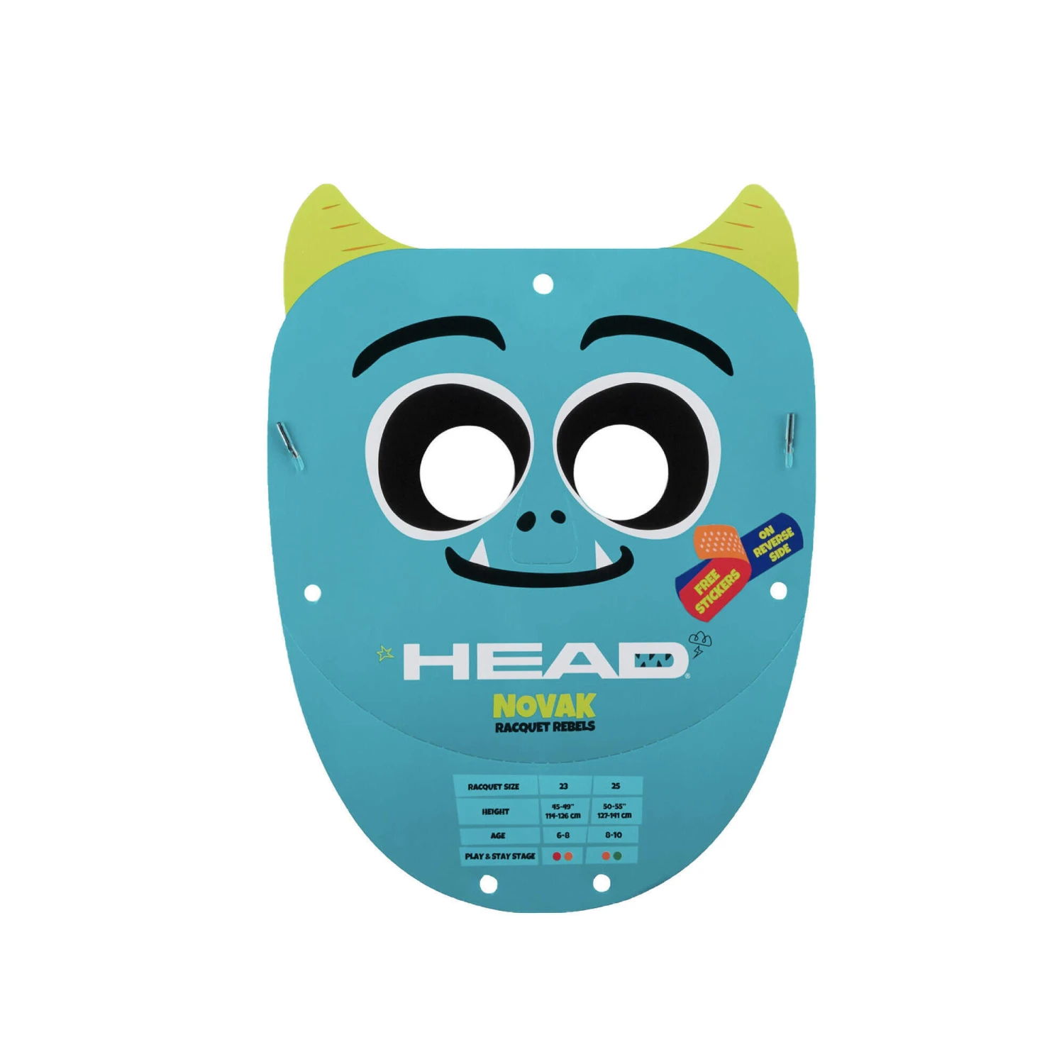 HEAD Novak 21" Junior Tennis Racket 4 HEAD Novak 21" Junior Tennis Racket - Image 2