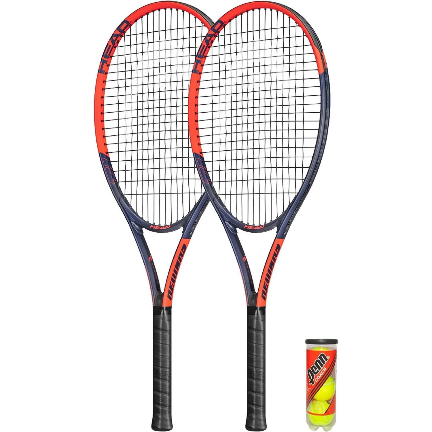 HEAD Ti Reward Tennis Racket X 2 Inc Protective Covers & 3 Tennis Balls 3 HEAD Ti Reward Tennis Racket X 2 Inc Protective Covers & 3 Tennis Balls