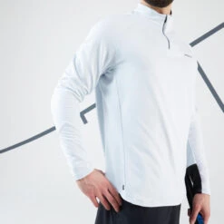 Artengo Men's Half-Zip Long-Sleeved Thermal Tennis Sweatshirt -Ball Supplies Store k98389a9ecd315f0c7a8b33a973a2051e