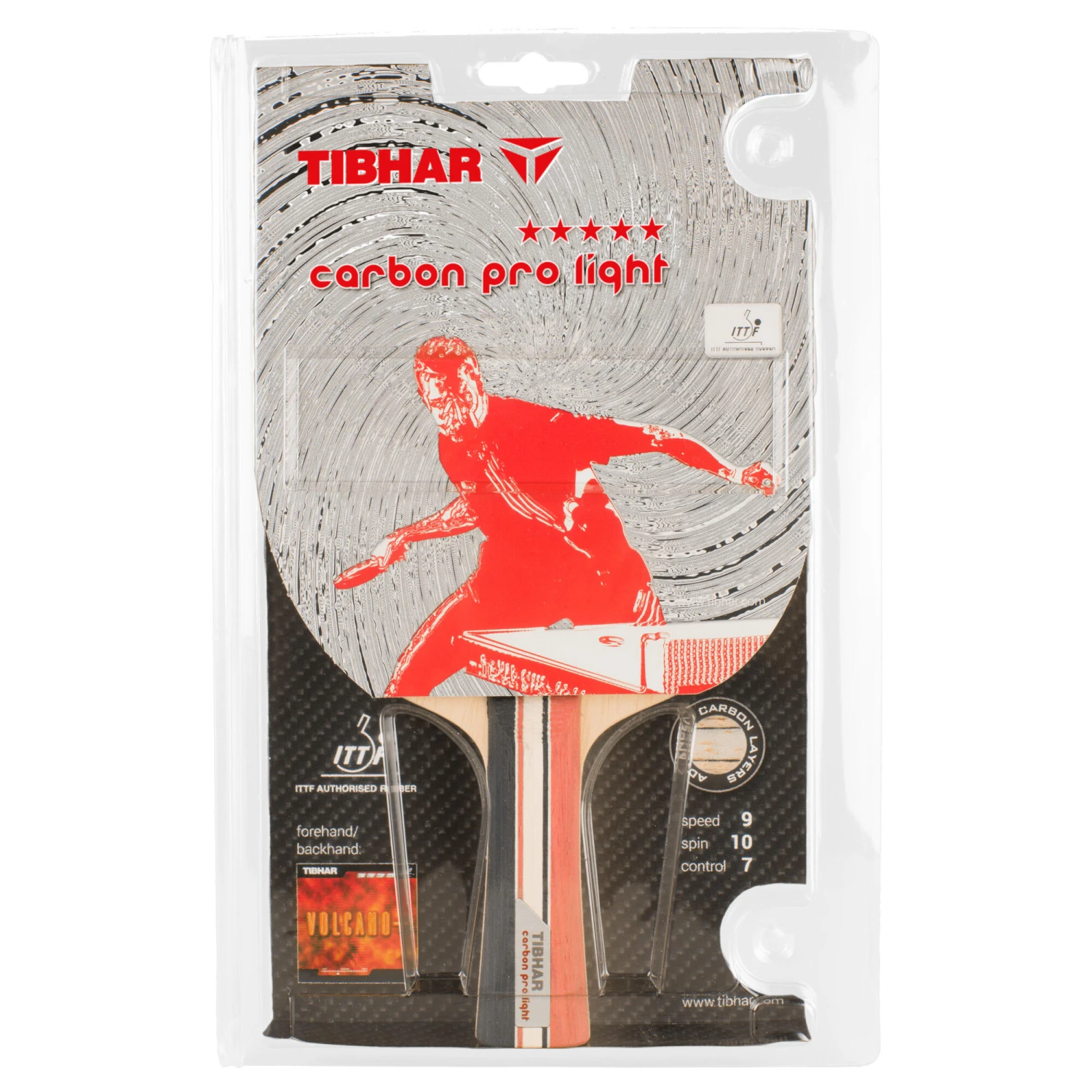 Carbon Pro Light 5* Club Table Tennis Bat 4 Carbon Pro Light 5* Club Table Tennis Bat - Image 2