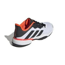 ADIDAS Kids' Tennis Shoes Barricade - White/Black -Ball Supplies Store kca4f75b0cd3f93e077f3aa21d03ebe5c