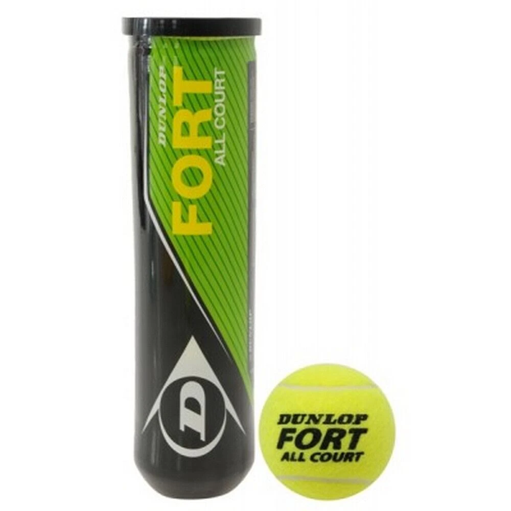 Dunlop Fort All Court Tennis Balls (Pack Of 12) (Fluorescent Yellow) 3 Dunlop Fort All Court Tennis Balls (Pack Of 12) (Fluorescent Yellow)