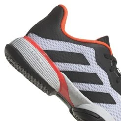 ADIDAS Kids' Tennis Shoes Barricade - White/Black -Ball Supplies Store ke481c6c258a6fcdf8e86f7ed971e7ab0