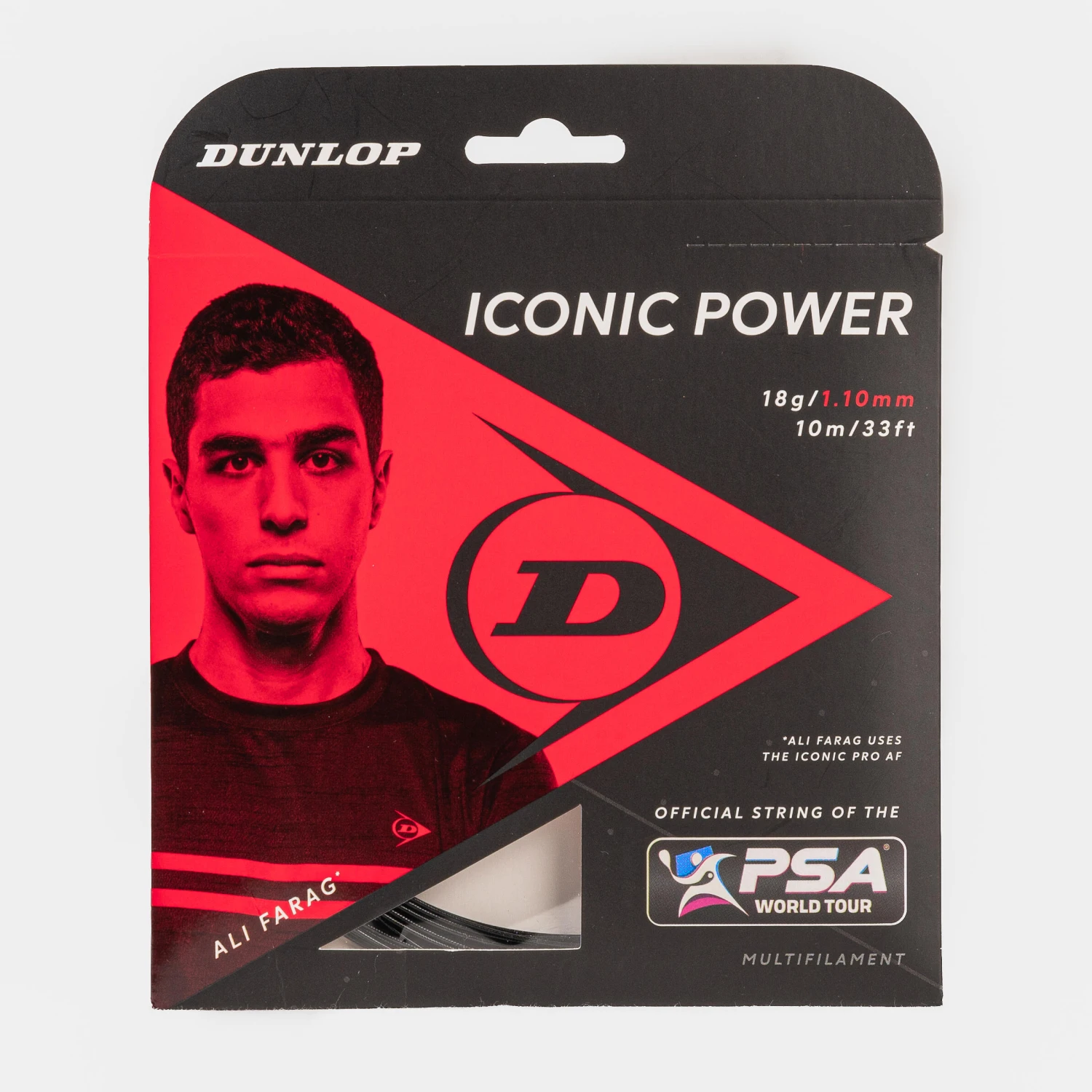 Dunlop 1.10 Mm Squash String Iconic Power 3 Dunlop 1.10 Mm Squash String Iconic Power